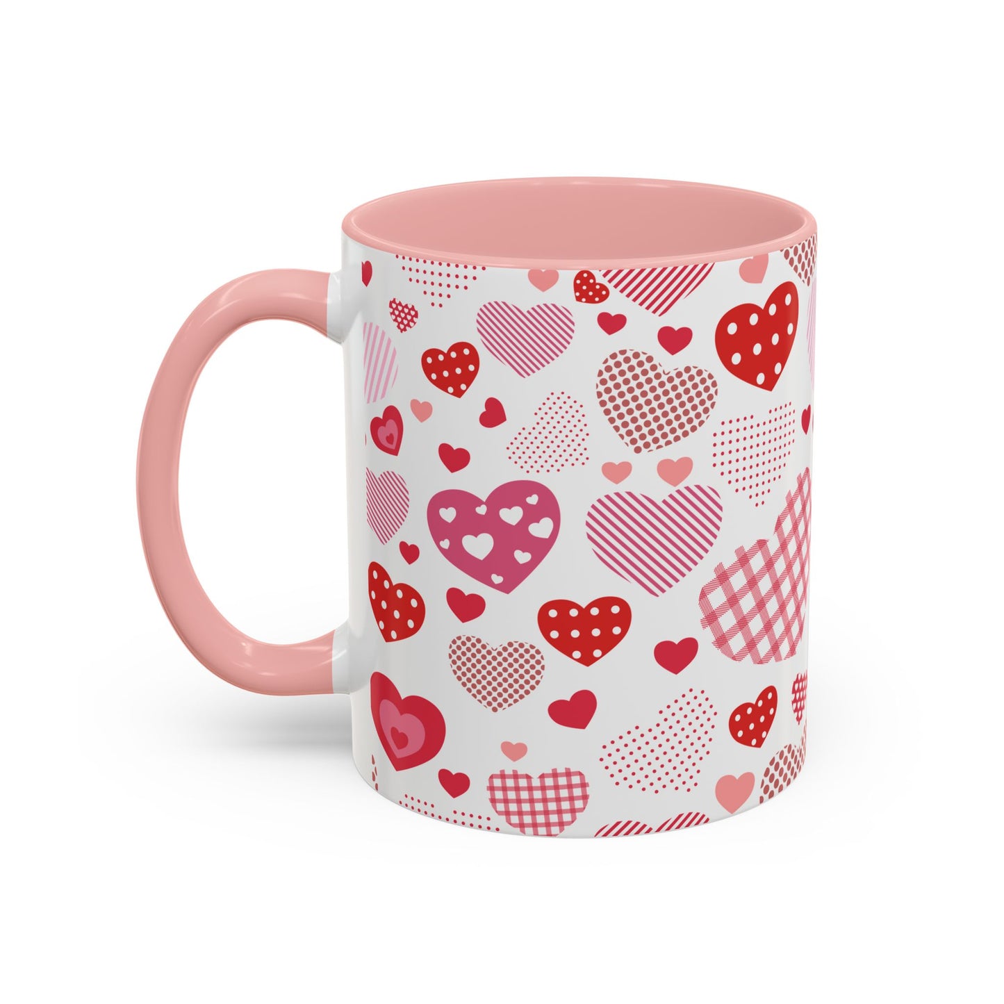 Pink Hearts Coffee Mug