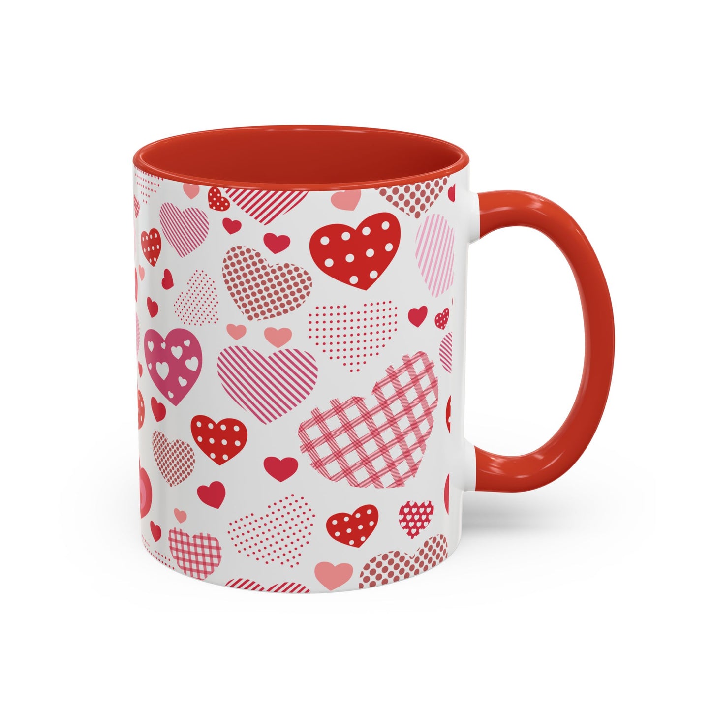 Pink Hearts Coffee Mug