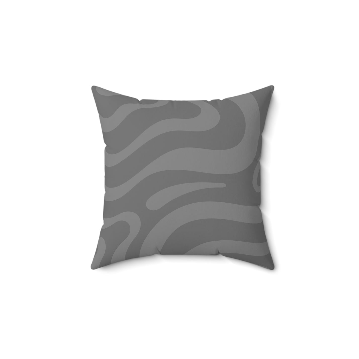 Grey LOVE Throw Pillow